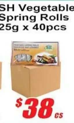 Jian Hing Supermarket Fresh Vegetable Spring Rolls offer