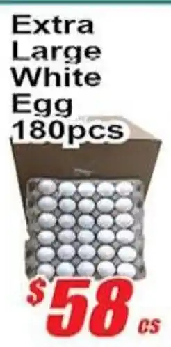 Jian Hing Supermarket Extra Large White Egg offer
