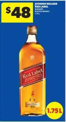 Real Canadian Liquorstore Johnnie Walker Red Label offer
