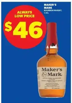 Real Canadian Liquorstore Maker’s Mark offer