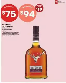 Real Canadian Liquorstore Dalmore 12 Year Old Single Malt Scotch Whisky offer