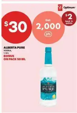 Real Canadian Liquorstore ALBERTA PURE VODKA offer