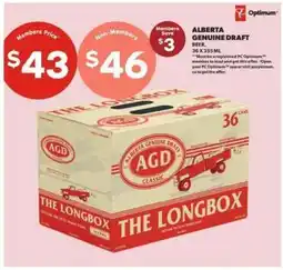 Real Canadian Liquorstore Alberta Genuine Draft Beer offer