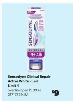 Real Canadian Superstore Sensodyne Clinical Repair Active White offer