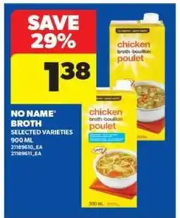 Real Canadian Superstore NO NAME BROTH offer