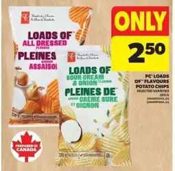 Real Canadian Superstore PC Loads Of Flavours Potato Chips offer