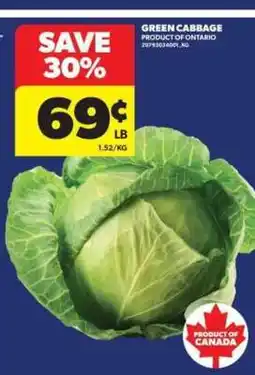 Real Canadian Superstore GREEN CABBAGE offer