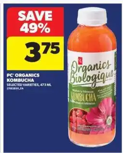 Real Canadian Superstore PC Organics Kombucha offer