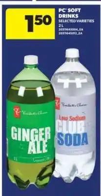 Real Canadian Superstore PC Soft Drinks offer