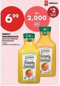 Real Canadian Superstore Simply Orange Juice offer