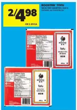 Real Canadian Superstore ROOSTER TOFU offer