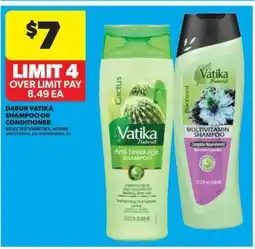 Real Canadian Superstore Dabur Vatika Shampoo or Conditioner offer