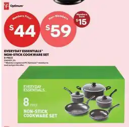 Real Canadian Superstore EVERYDAY ESSENTIALS NON STICK COOKWARE SET offer