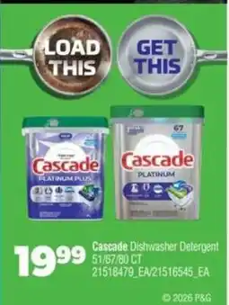 Real Canadian Superstore CASCADE DISHWASHER DETERGENT offer
