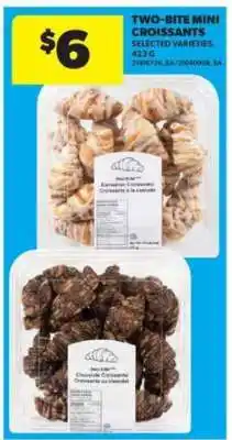 Real Canadian Superstore TWO-BITE MINI CROISSANTS offer