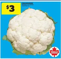 Real Canadian Superstore CAULIFLOWER offer
