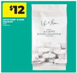 Real Canadian Superstore LIFE AT HOME 8 HOUR TEALIGHTS offer
