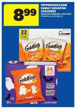 Real Canadian Superstore Pepperidge Farm Family Goldfish Crackers offer