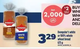 Real Canadian Superstore Dempster's White or 100% Whole Wheat Bread offer