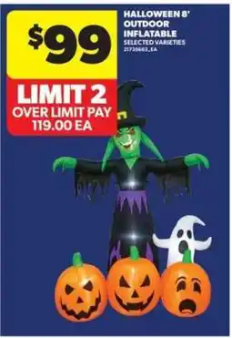 Real Canadian Superstore Halloween 8' Outdoor Inflatable offer