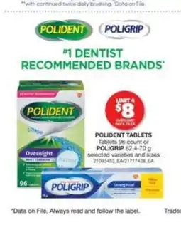 Real Canadian Superstore Polident Tablets or Poligrip offer