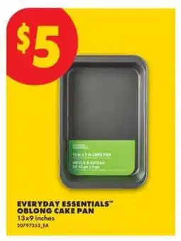 No Frills EVERYDAY ESSENTIALS OBLONG CAKE PAN offer