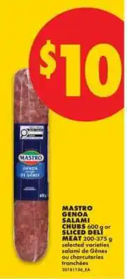 No Frills Mastro Genoa Salami Chubs offer