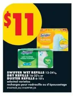 No Frills Swiffer Wet Refills, Dry Refills or Duster Refills offer