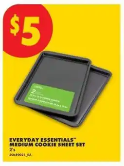 No Frills EVERYDAY ESSENTIALS MEDIUM COOKIE SHEET SET offer