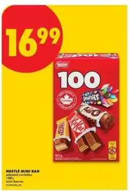 No Frills NESTLÉ MINI BAR offer