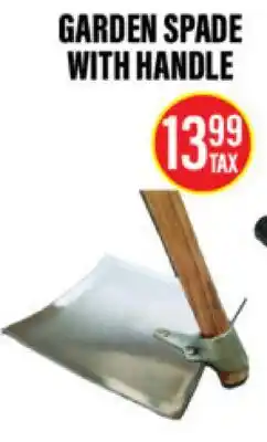 Noble Fresh Foods GARDEN SPADE WITH HANDLE offer