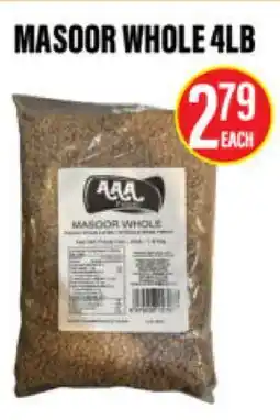 Noble Fresh Foods MASOOR WHOLE 4LB offer