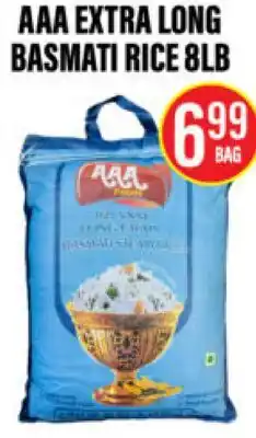 Noble Fresh Foods AAA EXTRA LONG BASMATI RICE 8LB offer