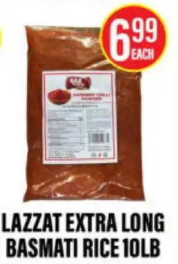 Noble Fresh Foods LAZZAT EXTRA LONG BASMATI RICE 10LB offer