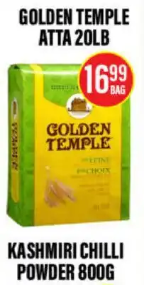 Noble Fresh Foods GOLDEN TEMPLE ATTA 20LB offer