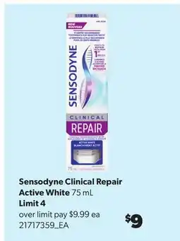 Real Canadian Superstore SENSODYNE CLINICAL REPAIR ACTIVE WHITE offer