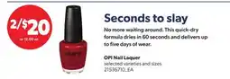 Real Canadian Superstore OPI NAIL LAQUER offer