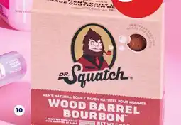 Real Canadian Superstore DR. SQUATCH WOOD BARREL BOURBON BAR SOAP offer