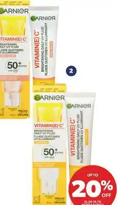 Real Canadian Superstore GARNIER VITAMIN C DAILY UV SHEER GLOW OR INVISIBLE SPF 50 offer