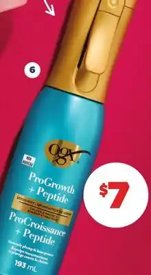 Real Canadian Superstore OGX PRO GROWTH + PEPTIDE SERUM, 193 ML offer