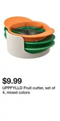 IKEA UPPFYLLD Fruit cutter, set of 4, mixed colors offer
