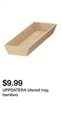 IKEA UPPDATERA Utensil tray, bamboo offer