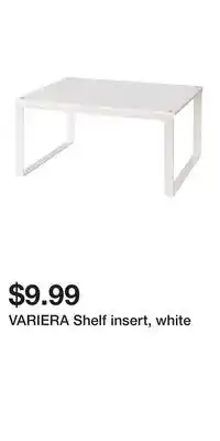 IKEA VARIERA Shelf insert, white offer