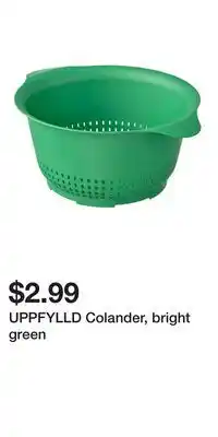 IKEA UPPFYLLD Colander, bright green offer
