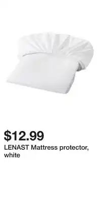 IKEA LENAST Mattress protector, white offer