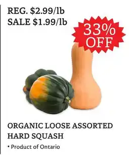 The Big Carrot ORGANIC LOOSE ASSORTED HARD SQUASH offer