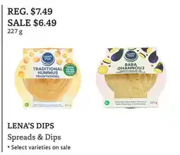 The Big Carrot LENA'S DIPS Spreads & Dips offer