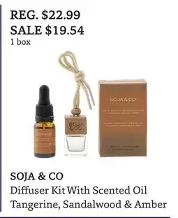The Big Carrot SOJA & CO Diffuser Kit With Scented Oil offer