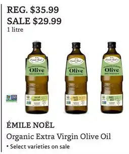 The Big Carrot ÉMILE NOËL Organic Extra Virgin Olive Oil offer