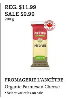 The Big Carrot FROMAGERIE L'ANCÊTRE Organic Parmesan Cheese offer